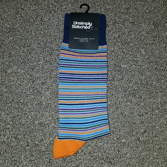 Unsimply Stitched striped dress Socks - Picture 2 of 3